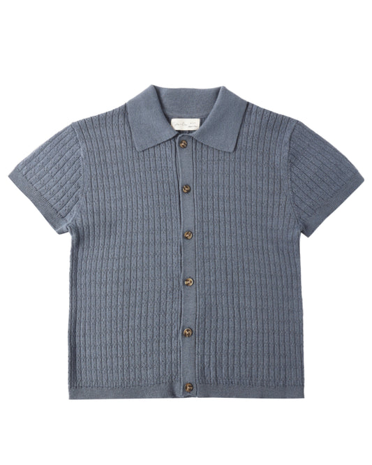 Aiden Polo in Marine Blue