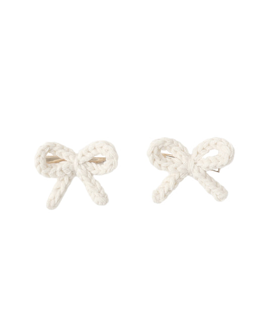 Crochet Bow Clips