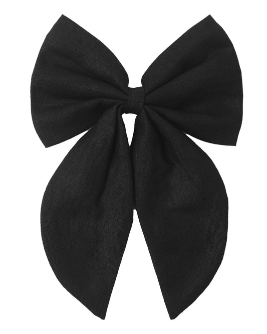 Black Oversized Bow