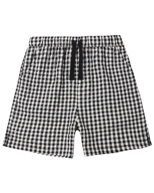 Black Perry Short in Check