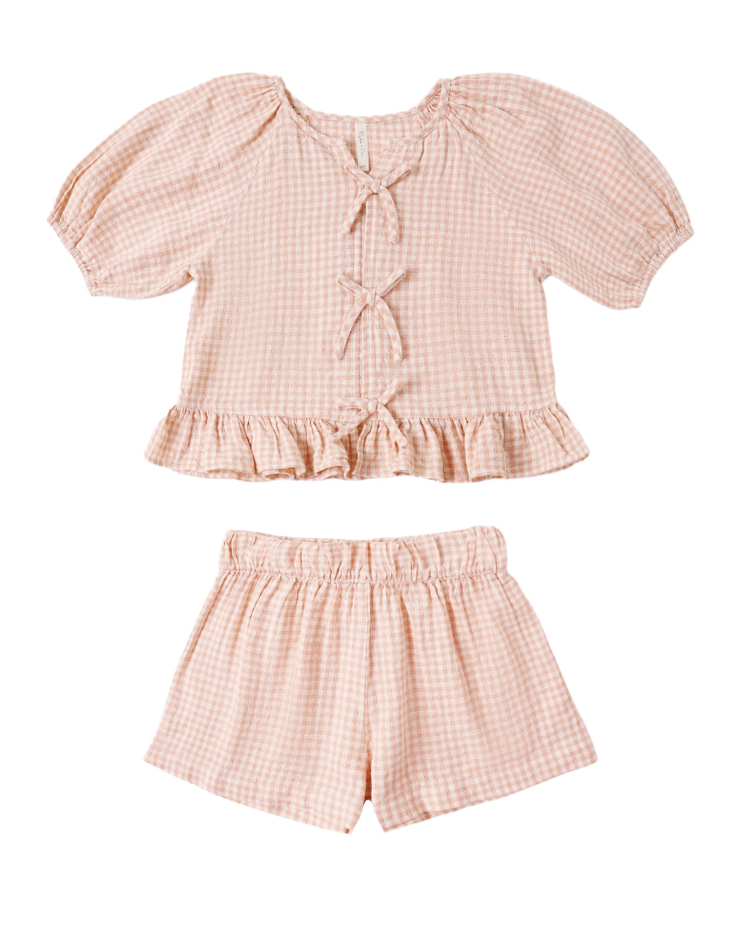 Juniper Petal Gingham Set