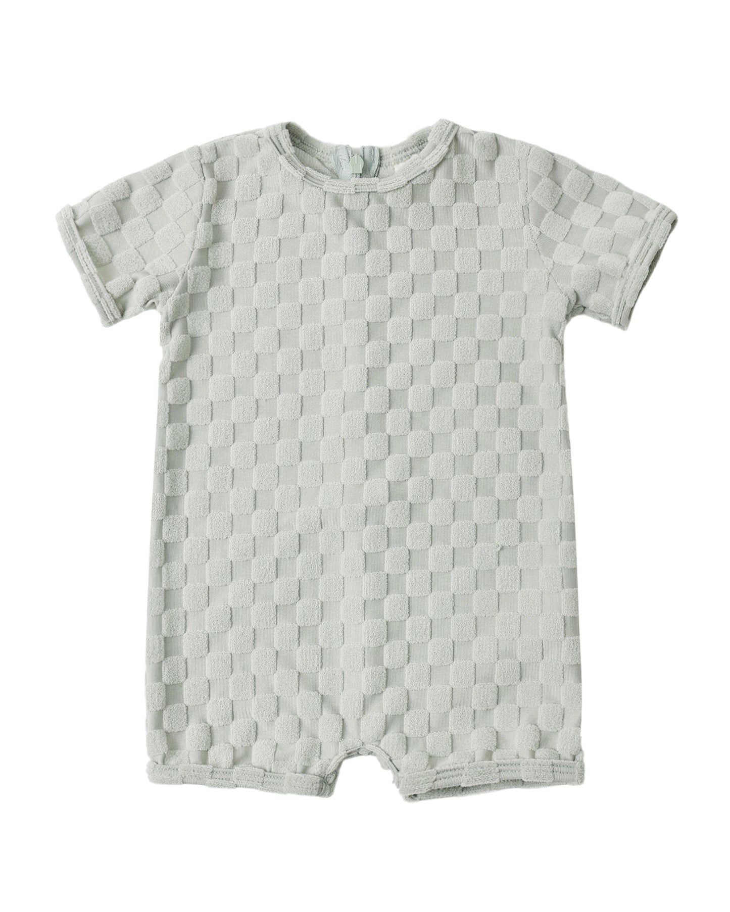 Shorty Swimsuit in Sage Check