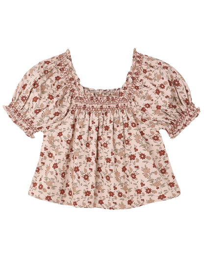 Ada Pink Floral Blouse