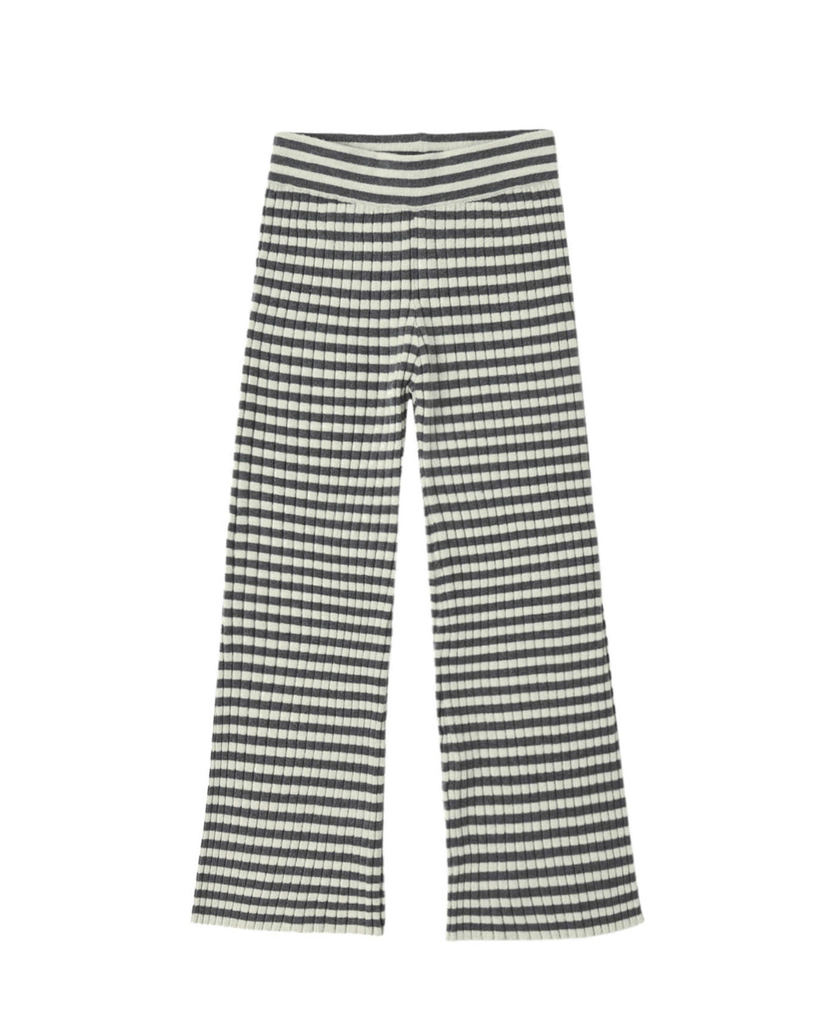 Flare Midnight Stripe Knit Pant