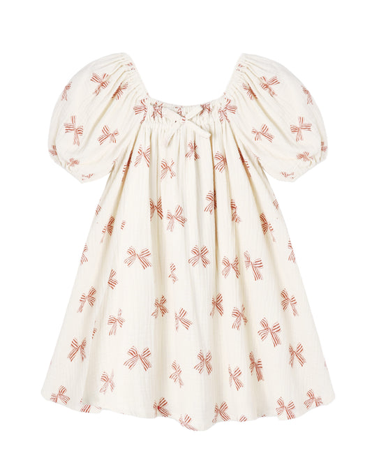 Sabrina Peppermint Bow Mini Dress