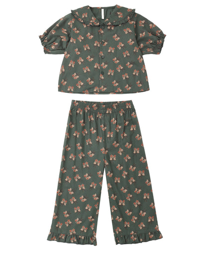 Evergreen Stripe Pajamas