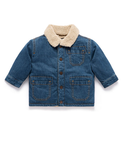 Denim Sherpa Jacket