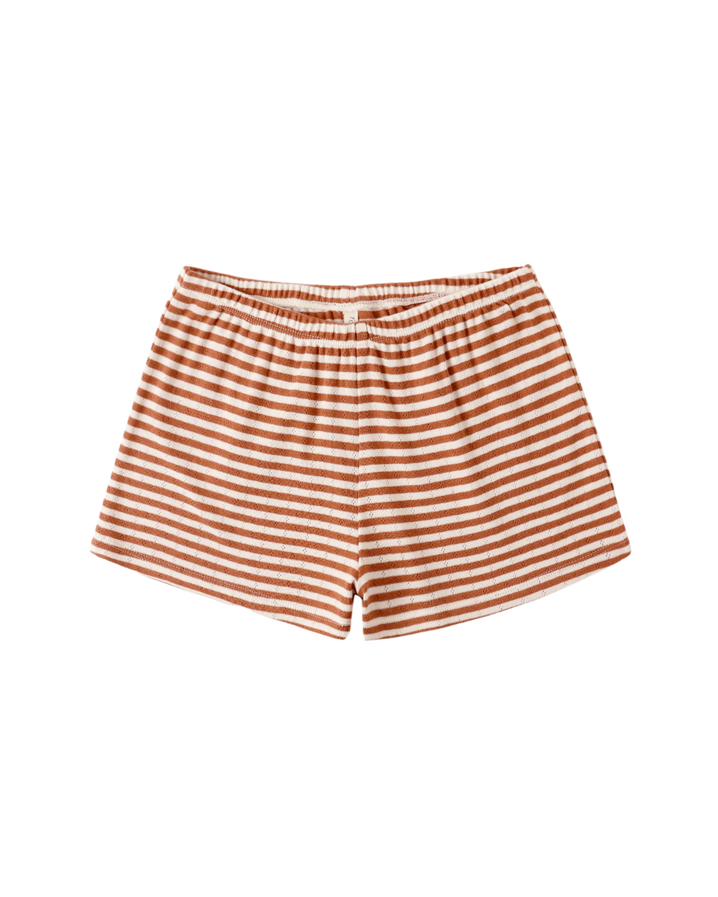 Poppy Stripe Pointelle Shorts