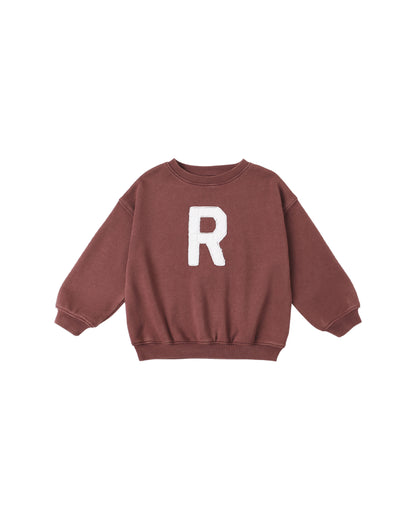 Burgundy Relaxed Sweatshirt
