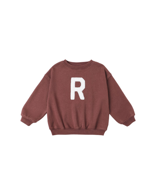 Burgundy Relaxed Sweatshirt
