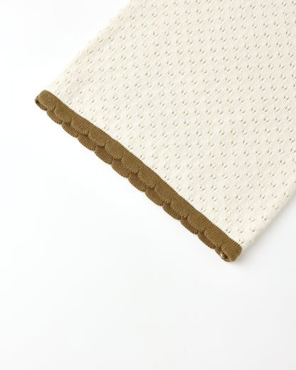 Pointelle Knit Pant