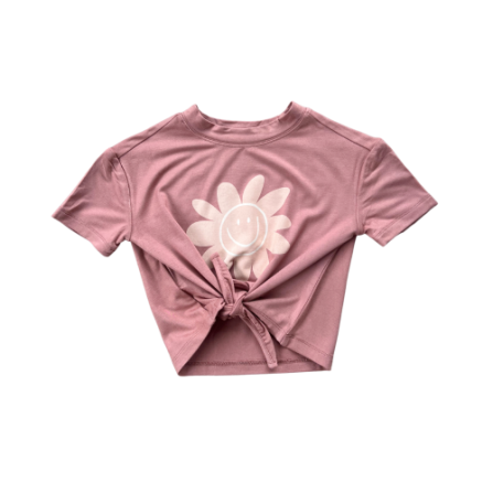Daisy Tie Front Tee