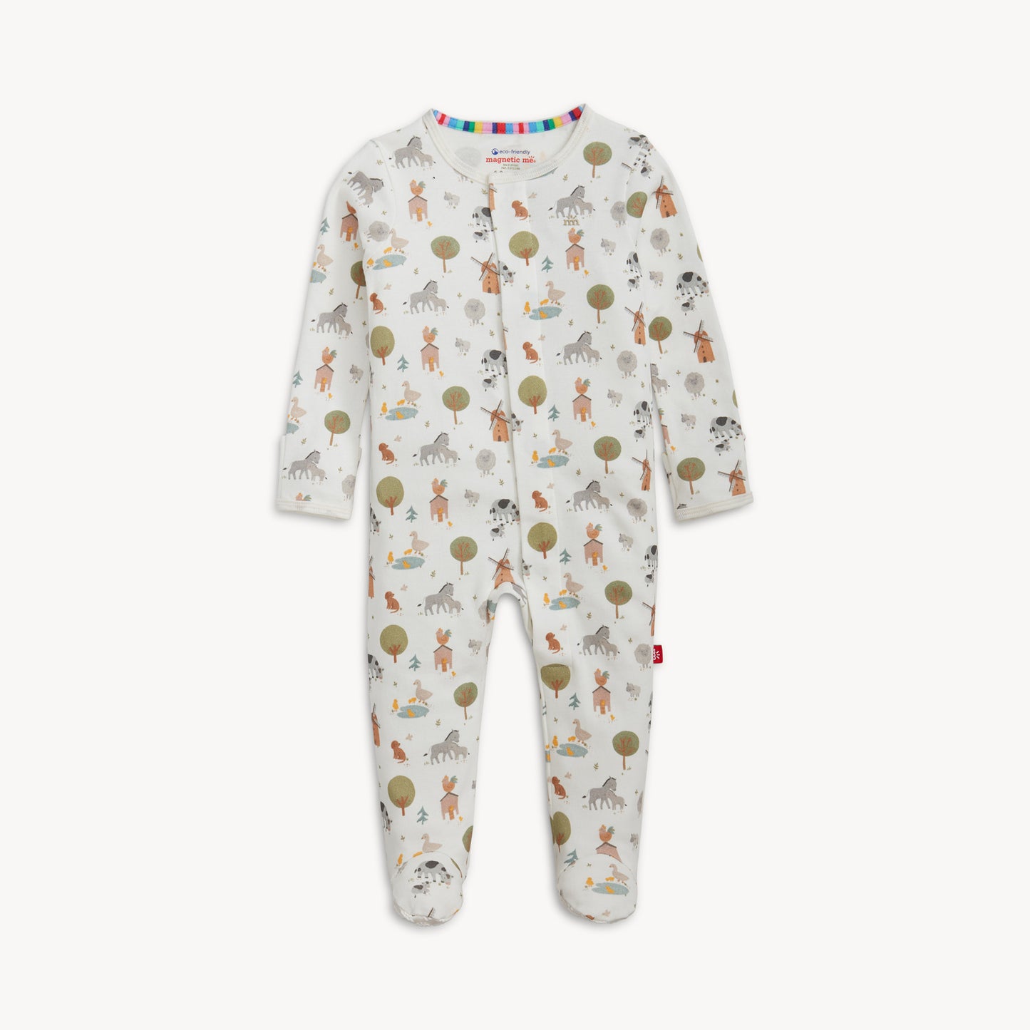 Organic Funny Farm Footie