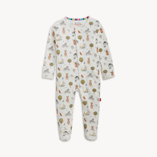 Organic Funny Farm Footie