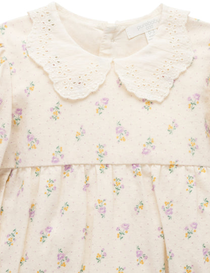 Gathered Flower Bubble & Headband