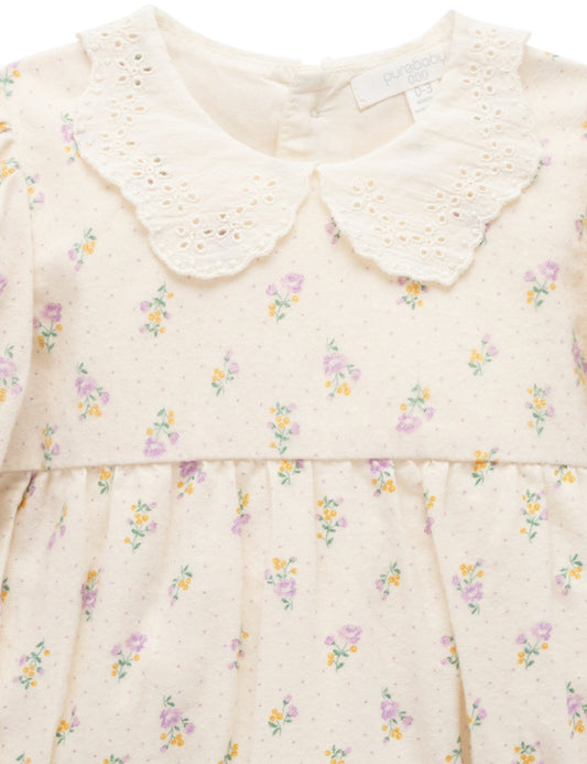 Gathered Flower Bubble & Headband