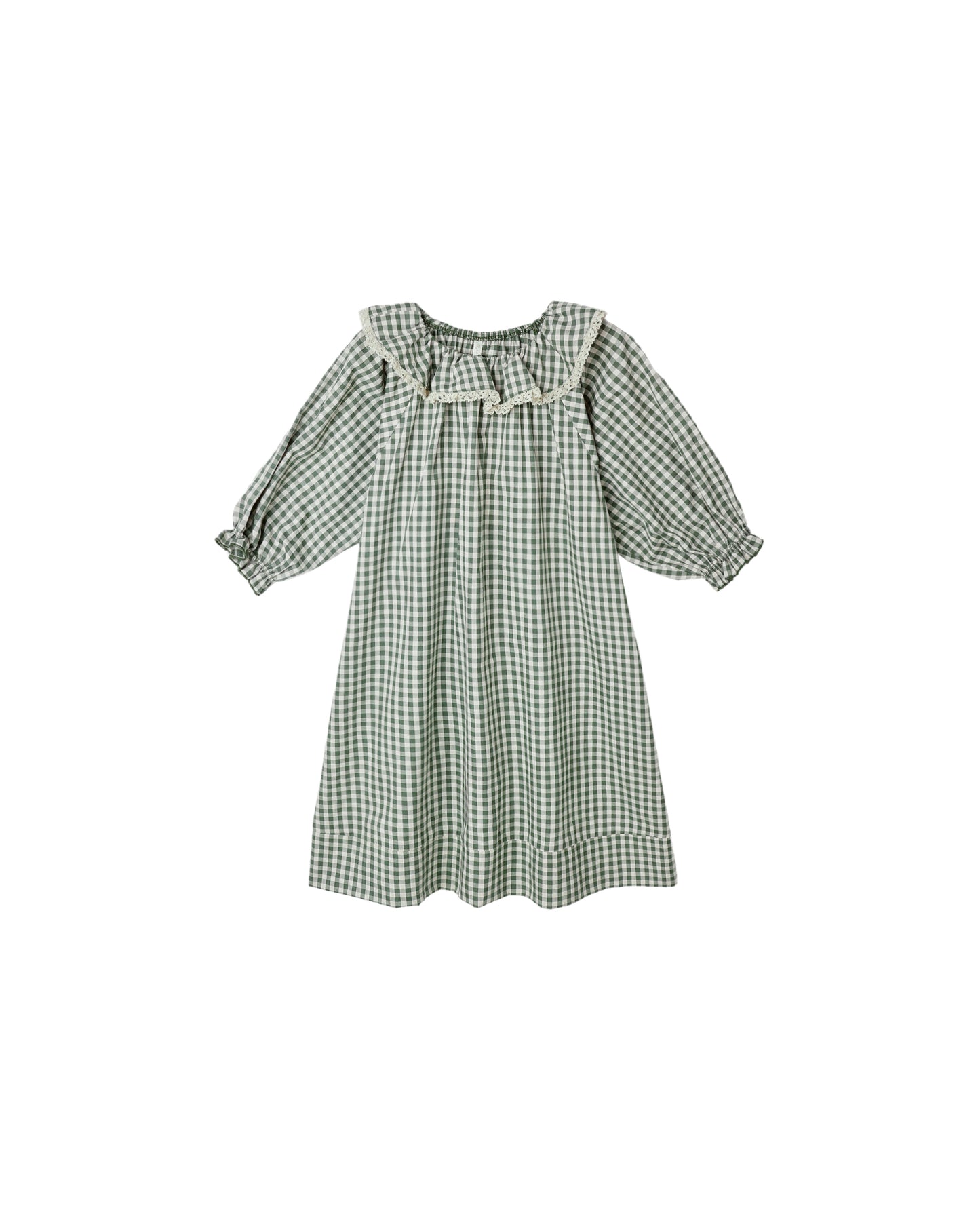 Evergreen Gingham Nightgown