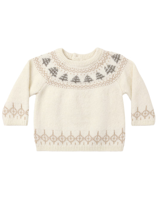 Rex Fair Isle Tree Sweater