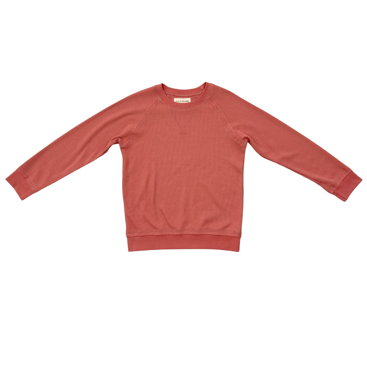 Old Rose Waffle Sweatshirt