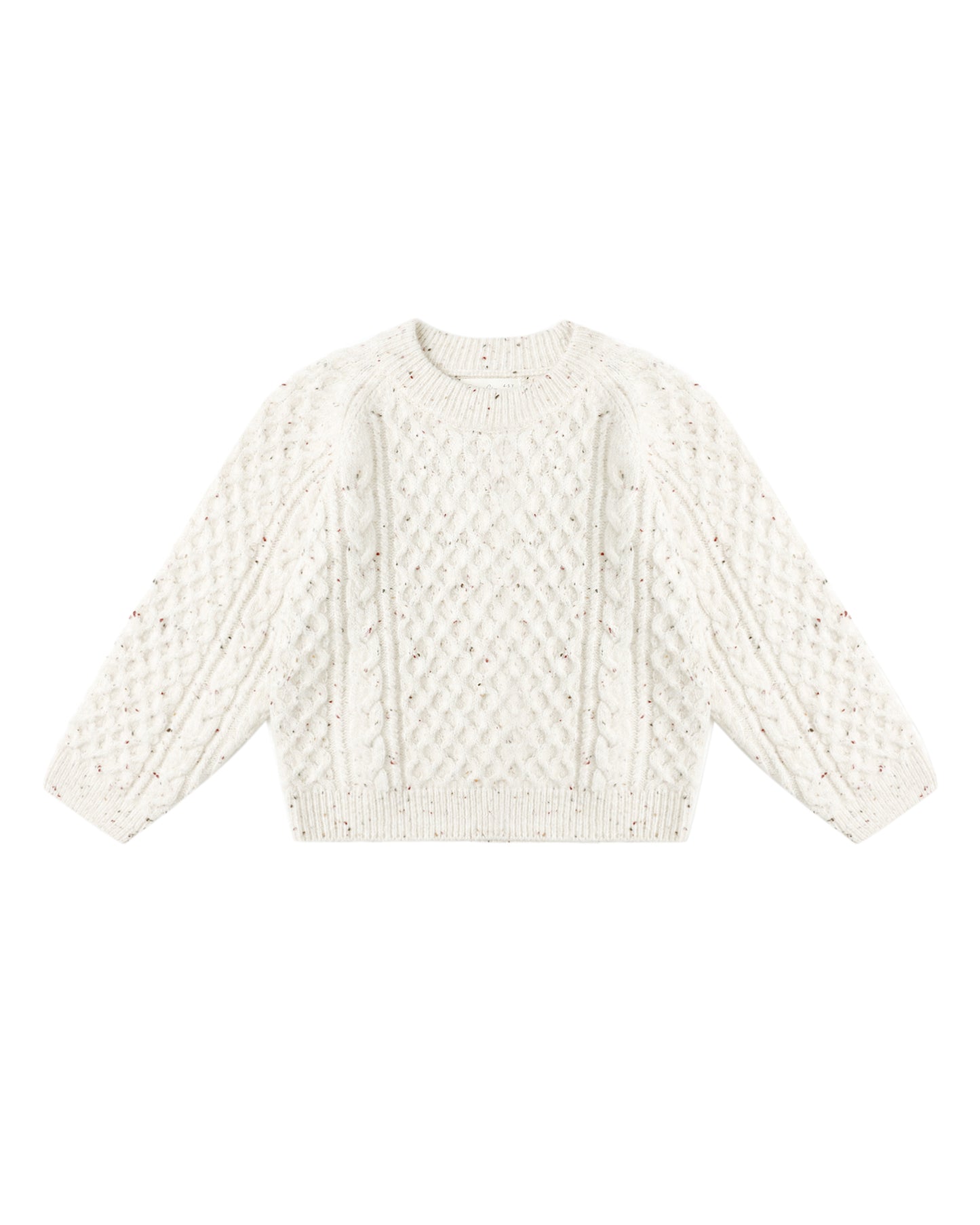 Natural Speckled Knit Pant