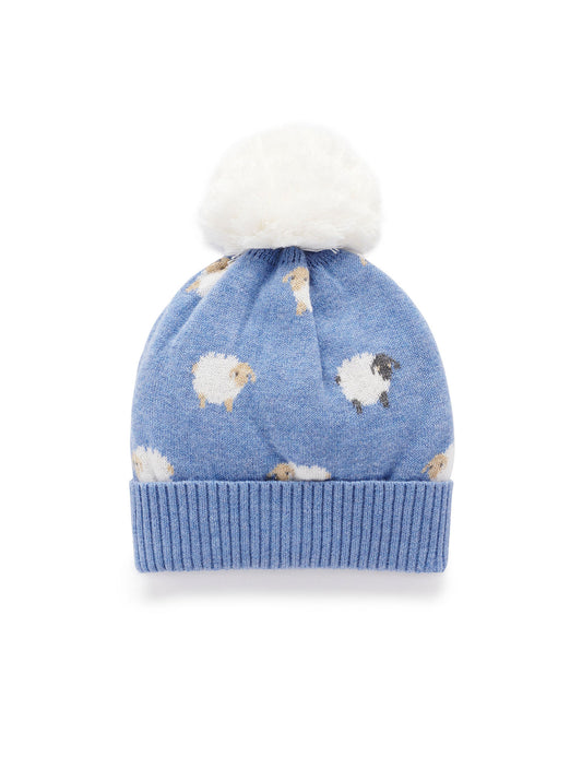 On the Farm Blue Beanie