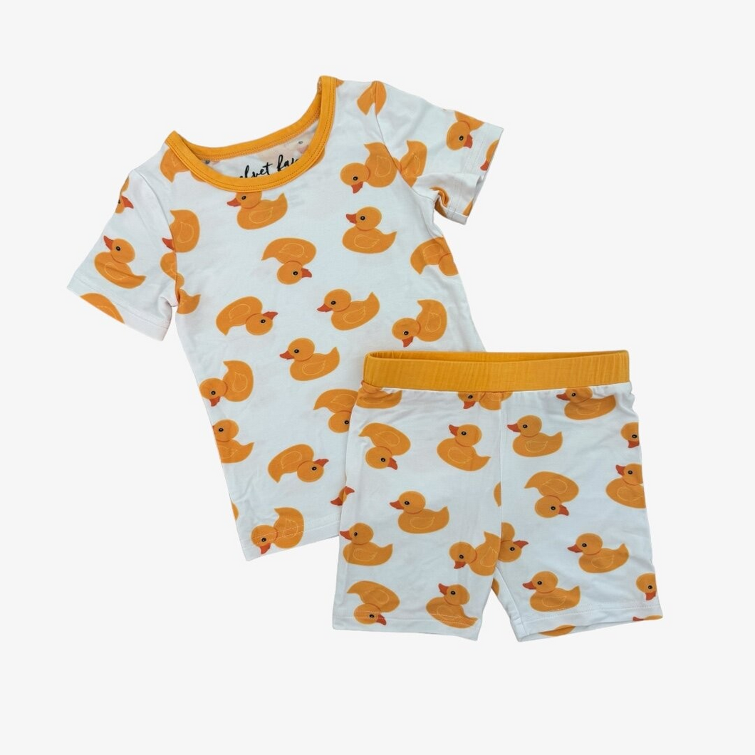 Duckies 2 Piece Shorts Pajama