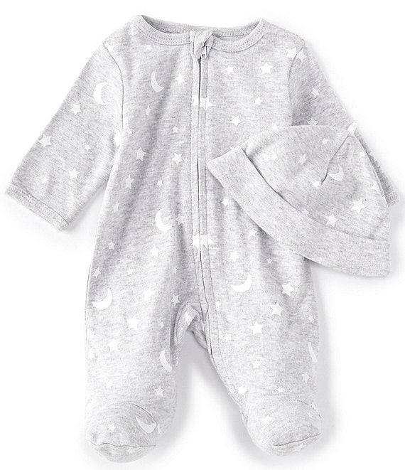 Moon & Stars Footie W/Hat