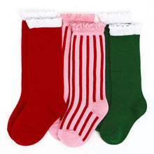 Load image into Gallery viewer, Santa Baby Knee High&#39;s/3-Pack
