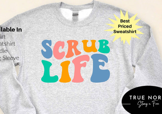 Tan Scrub Life Sweatshirt