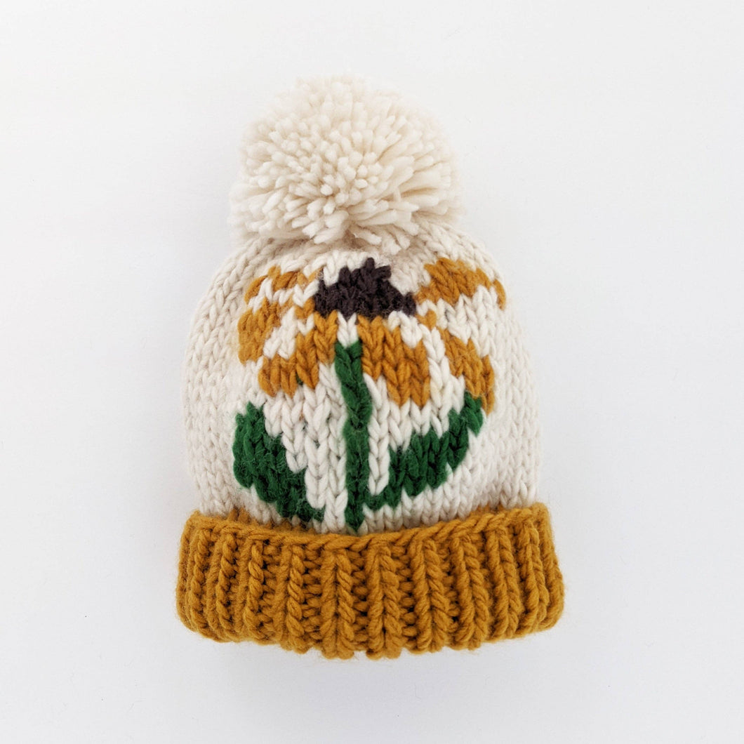 Coneflower Gold Beanie  2-6 Yrs