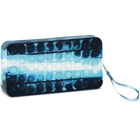 Blue Tie Dye Pencil Case