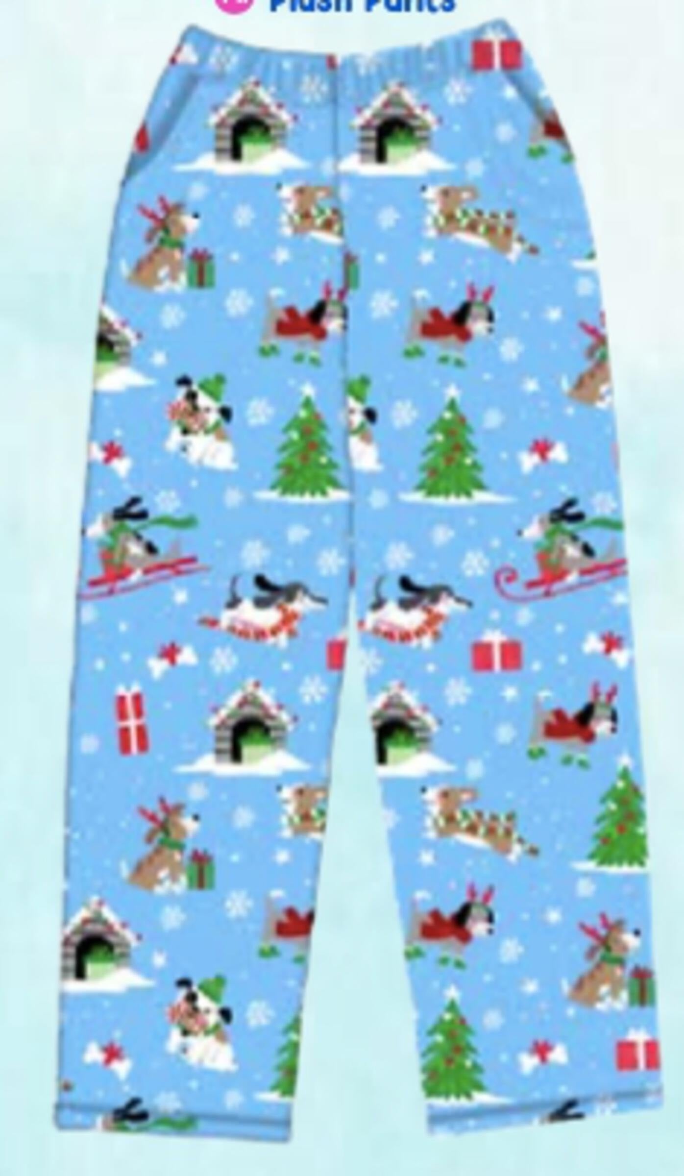 Snow Dogs Plush Pants