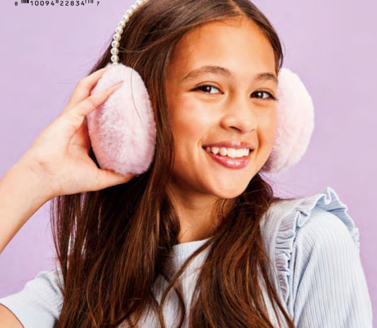 Pink Pearl Earmuffs (7-16)