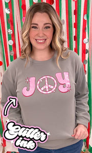 Glitter Joy Christmas Sweatshirt