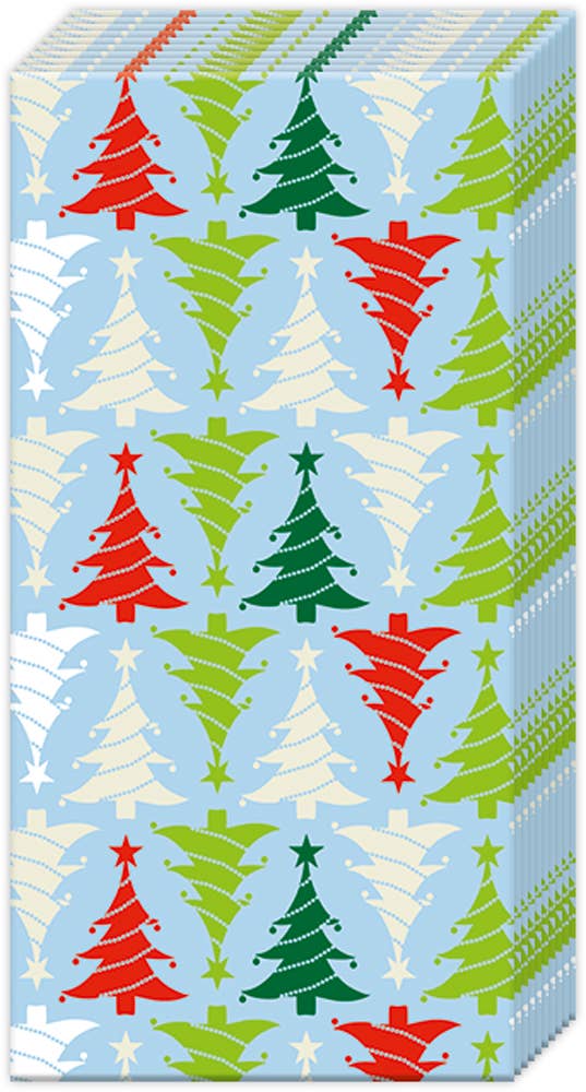 Trees In Line Pocket Tissue