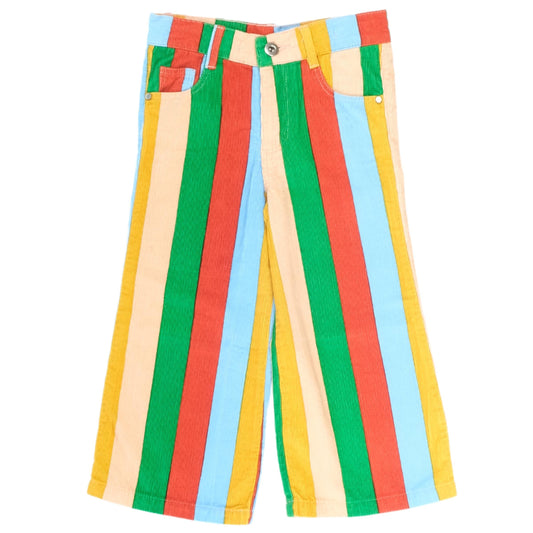Suzie Crop Pant-Stripe