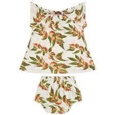 Dress & Bloomer Set Peaches