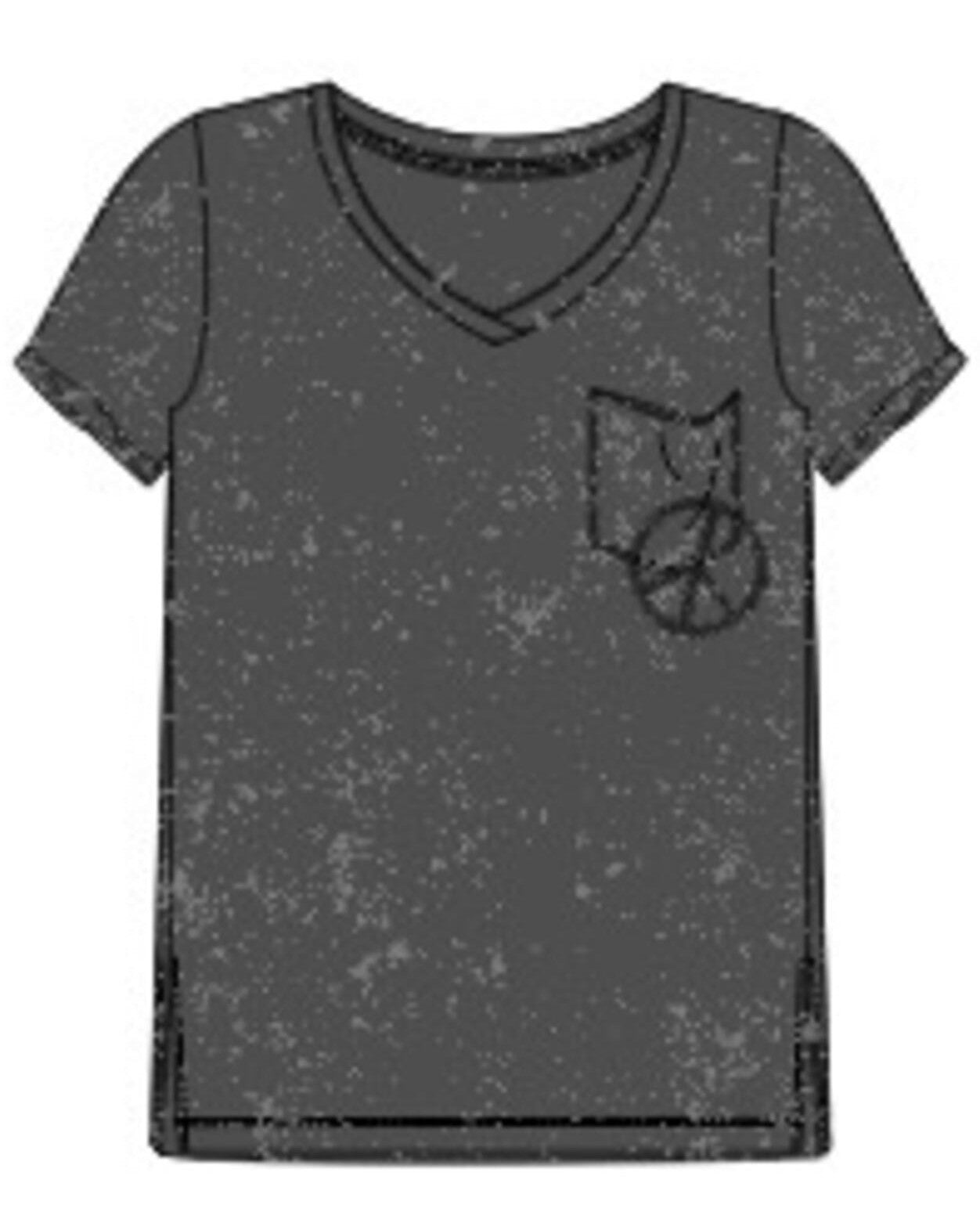 Peace Sign-Slouchy Pocket Tee