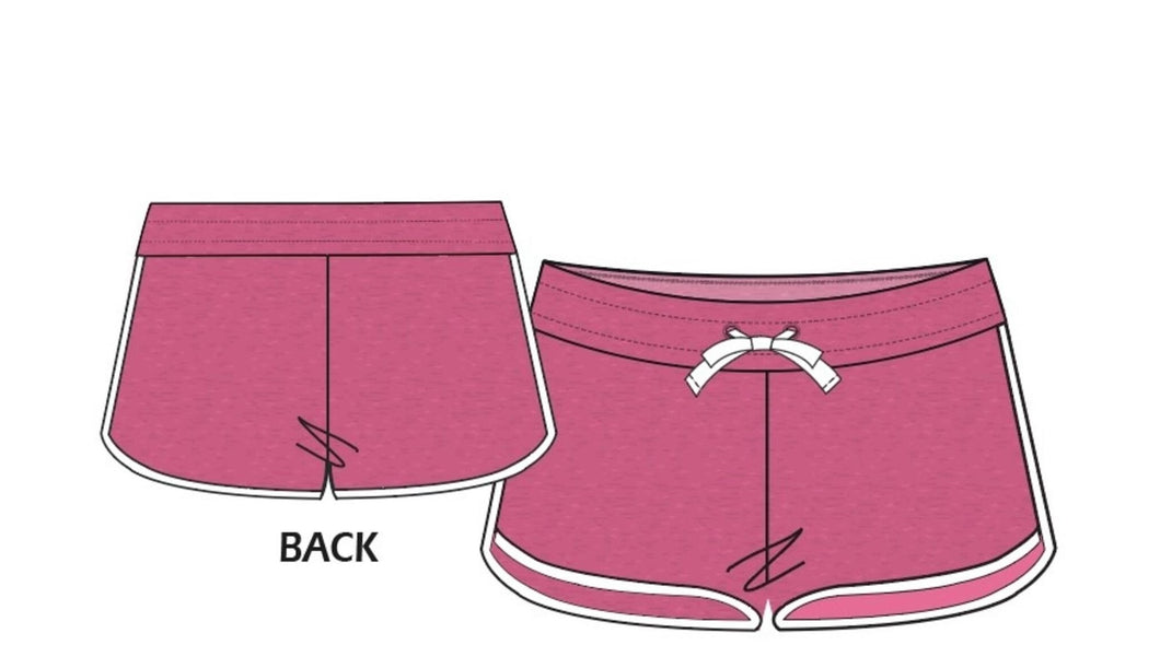 Heather Pink Dolphin Shorts