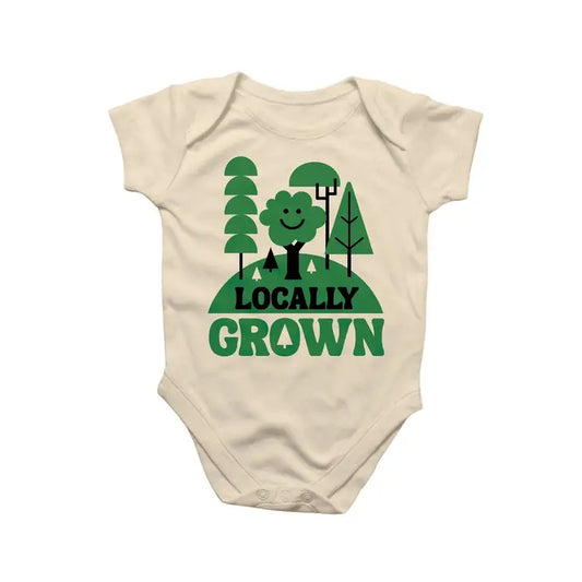 Locally Grown Trees Onesie