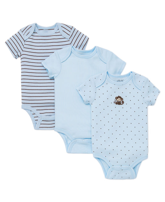 Little Me Monkey Set/3 Onesies