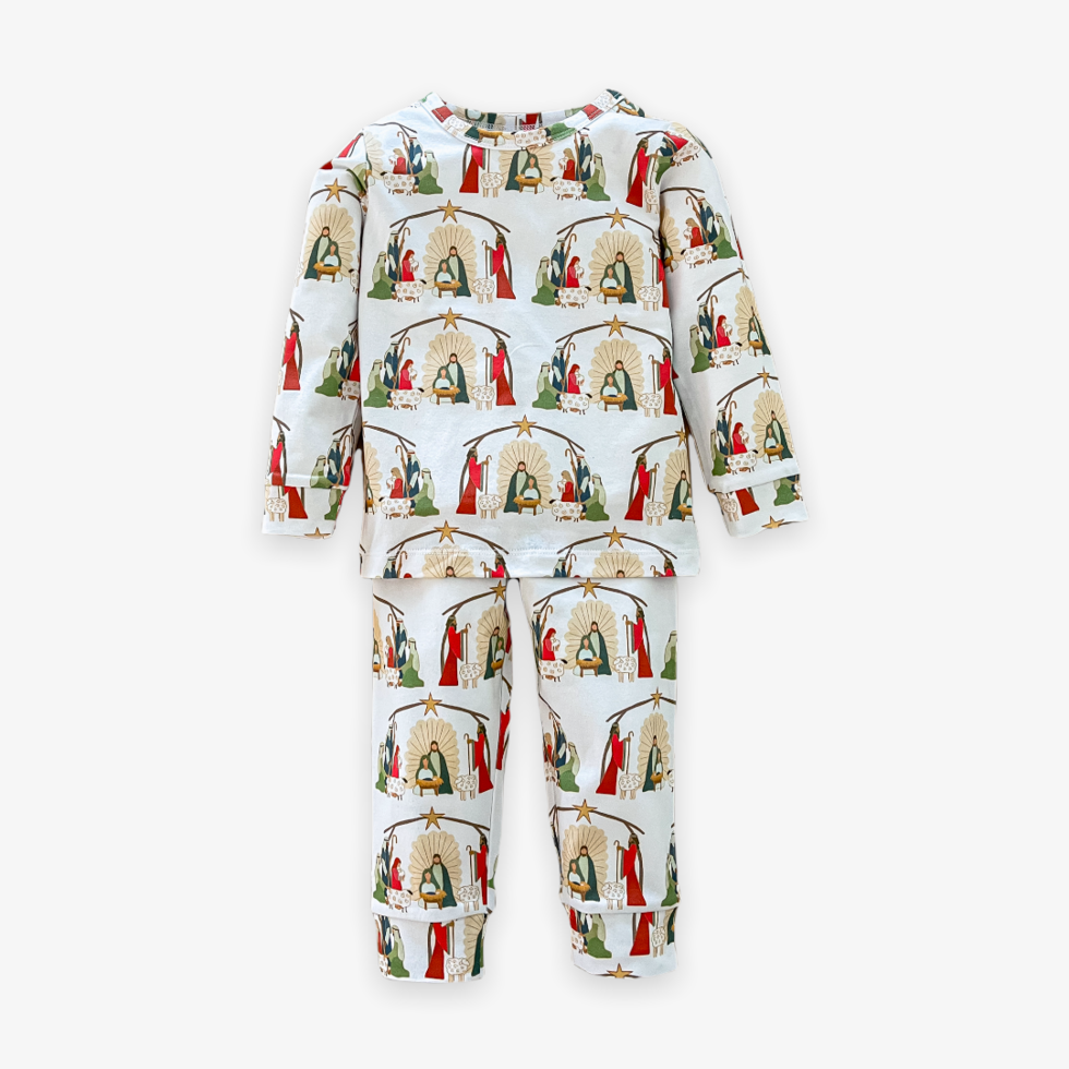 O Little Town-Snowflake-2 Piece Jammie