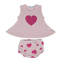 Load image into Gallery viewer, Little Mish Hearts Diaper Set
