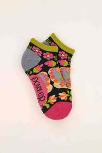 Scandanavian Flora Ankle Sock