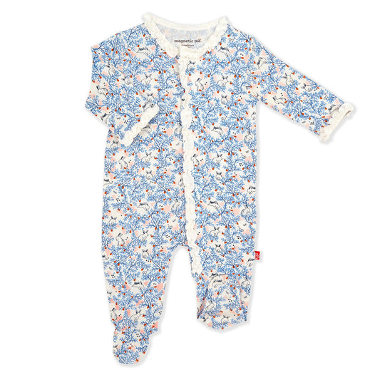 Somebunny Floral Modal Footie