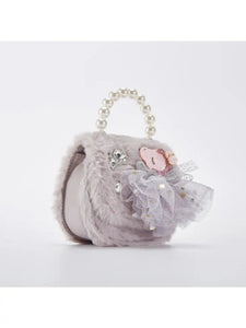 Unicorn Furry Purse