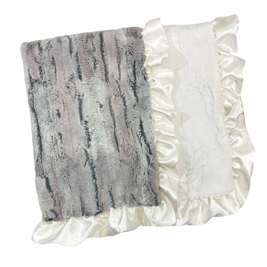 Silver Snowfox Luxe Cuddle Blanket
