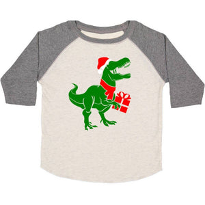 Christmas Dino Holiday Shirt - Kids Christmas Tee