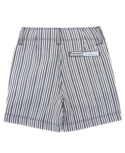 Navy Stripe Shorts