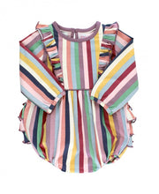 Load image into Gallery viewer, Enchanted Rainbow Bubble Romper

